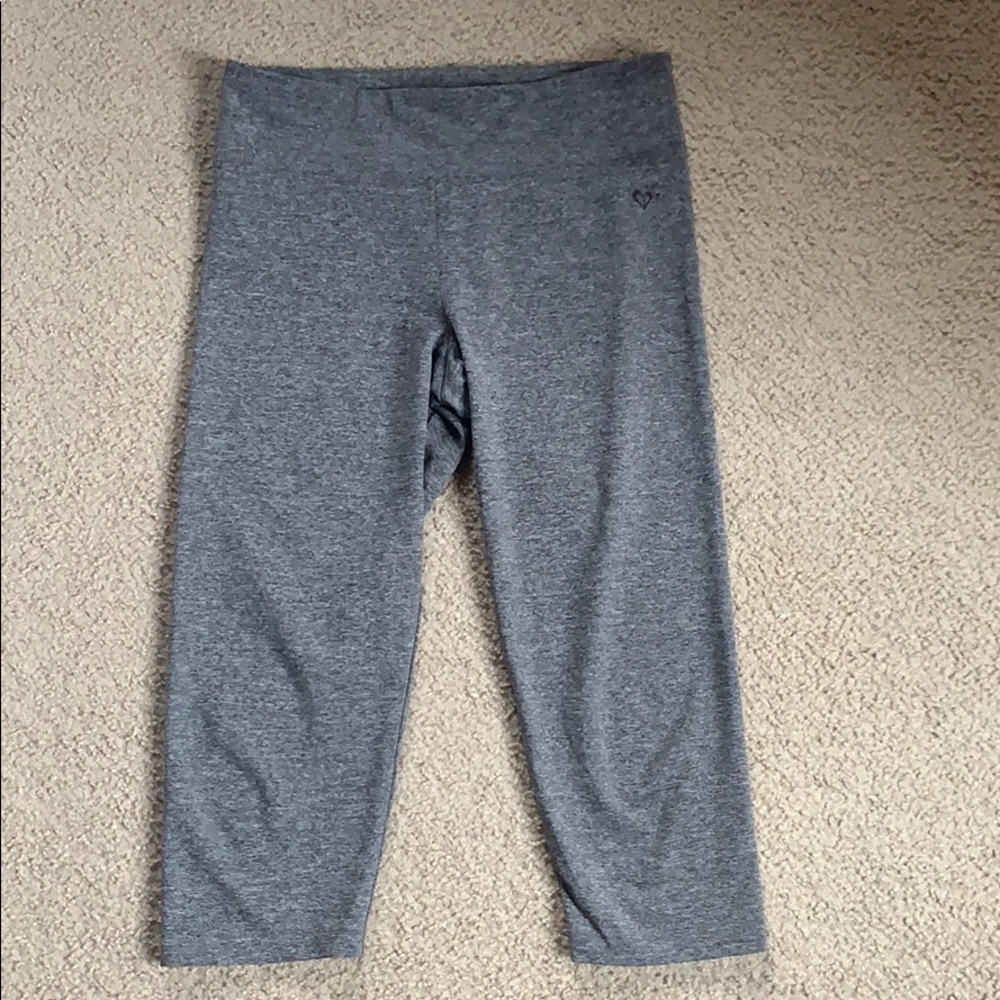 Justice Grey Silky Capris